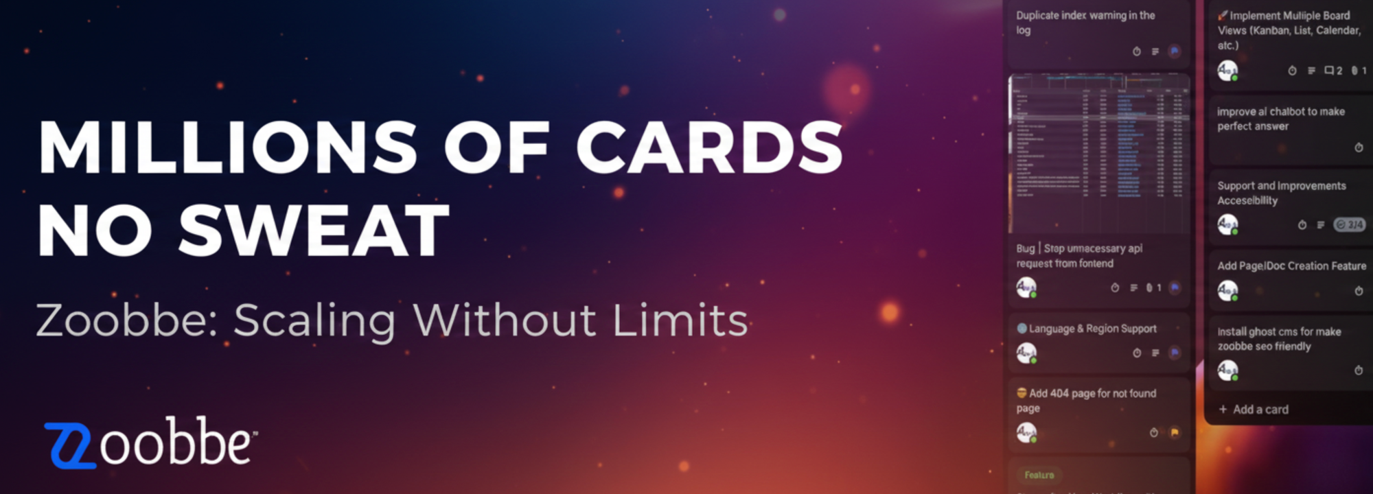 Scaling Without Limits: Why Zoobbe is Built for the "Millions"